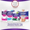 A marketing image showcasing various Always Discreet incontinence products with a 'Top Marke 2023' award badge. Podgląd zdjęcia produktu