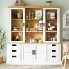 Armoire haute de cuisine 140 x 185 cm – avec 6 grands Voir les images du produit 5