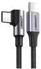 Ugreen Winkel-USB-C-Kabel 60W 2m Schwarz-Grau Produktbild-Vorschau 1