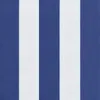 vidaXL Gartenstuhl-Kissen 2 Stk. Blau & Weiß Gestreift Produktbild-Vorschau 9