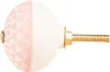 Clayre & Eef Türknauf Ø 4x3 cm Rosa Keramik Produktbild-Vorschau 2