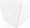 A close-up, angled view of a white shelf bracket. Produktbild-Vorschau
