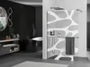 Mexen Kioto+ Walk-in Duschwand 80x200, Weiß, Gun Metal Produktbild-Vorschau 2
