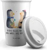 Mr. & Mrs. Panda Thermobecher Pinguin Pärchen - Weiß - Produktbild-Vorschau 2