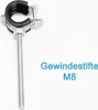 Gewindestift / Gewindestab / Gewindestange M8 x 70 mm Produktbild-Vorschau 2