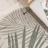 Volero - Tapis rond d'extérieur vintage - Tiga Palm Vert - Voir les images du produit 6