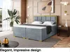MEBLINI Boxspringbett mit Bettkasten - Gepolstert Produktbild-Vorschau 3