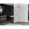 Mexen Kioto L Duschwand Walk-in 100 x 200 cm, gebürstetes Produktbild-Vorschau 2