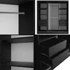 ALTDECOR Kleiderschrank mit Spiegel und Schiebetüren,  Produktbild-Vorschau 3