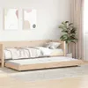 Maison Exclusive - posteľový rám hnedý 80 x 200 cm masívne Náhľad obrázku produktu 3