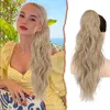 Extensions-Zopf Synthetisch Echte Blond Haarteile Produktbild-Vorschau 1