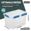 Kreher® Aufbewahrungsbox 50 L mit Deckel - wasserdicht & Produktbild-Vorschau 4