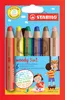 Buntstift, Wasserfarbe & Wachsmalkreide - STABILO woody 3 Produktbild-Vorschau 2