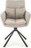 Esszimmerstuhl K495, 2er Set, Beige, gepolstert, 60 cm Produktbild-Vorschau 3