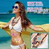 UV Neon Tattoos, 20 Blätter Temporäre Schminke für Produktbild-Vorschau 6