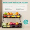 Cesta rectangular de dos niveles de la marca Unyqoos®, Vista previa de la imagen del producto 3