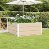 vidaXL Fioriera avorio 100 x 100 x 45 cm in acciaio Anteprima dell’immagine prodotto 2