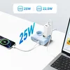 Orico PDC25, listwa zasilająca 25W, 6 w 1 (2 gniazda Podgląd zdjęcia produktu 5