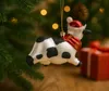 BRUBAKER Vache boule de Noël en verre avec bonnet de Noël Voir les images du produit 3
