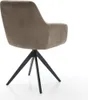 DELIFE Esszimmerstuhl Pejo-Flex Mikrofaser Taupe Vintage Produktbild-Vorschau 5