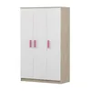 Kleiderschrank Drehtürenschrank  120 cm – Sonoma/Weiß mit Produktbild-Vorschau 1