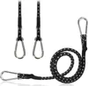 com-four® 3x Gummispanner - Gepäckspanner mit weißen Produktbild-Vorschau 1