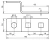 DEHN Eindstuk Z-vorm, roestvast staal ES ZF2X11.111XB13V2A, Productafbeelding-voorbeeld 2