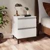 vidaXL Nočný stolík biely 40x35x50 cm Materiál drevo Náhľad obrázku produktu 1