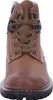 A close-up front view of a brown leather boot. Anteprima dell’immagine prodotto