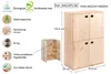 Astigarraga Kit Line Dinamic Modulares Regal 2-türig Produktbild-Vorschau 2