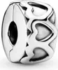 Pandora Moments Gereihte Herzen Clip Sterling Silber 791978 Produktbild-Vorschau 2
