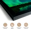 MuchoWow® MuchoWow® Gerahmtes Poster Nordlicht - Bäume - Produktbild-Vorschau 3