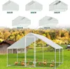 Jayseuw pollaio 3x3x2m Pollaio Piccola casa per animali Anteprima dell’immagine prodotto 10