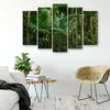 5-teiliges leinwandbild natur regenwald 100x70 cm Feeby Produktbild-Vorschau 3
