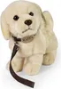 RAPPA Peluche cane golden retriever in piedi con guinzaglio Anteprima dell’immagine prodotto 2