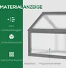 Outsunny Serre en bois 90 x 52 x 49,5 cm, serre avec Voir les images du produit 4