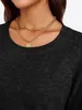 Damen-T-Shirt mit Fledermausärmeln, Rundhalsausschnitt, Produktbild-Vorschau 4