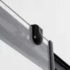 Porta doccia nicchia nero opaco scorrevole 130 cm | City Anteprima dell’immagine prodotto 7
