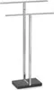 A freestanding towel rack with two horizontal bars. Produktbild-Vorschau