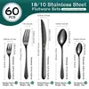 A diagram showing different types of cutlery with dimensions and weights. Produktbild-Vorschau