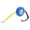 A blue tape measure for measuring the weight of pigs and cattle, with a yellow tape extended. Náhľad obrázku produktu