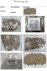 A collage of images showing jute rugs and packaging with labels. Produktbild-Vorschau