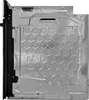 The back of a built-in oven is shown, with a hexagonal pattern on the metal. Produktbild-Vorschau