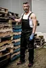 Arbeitshose Nitras Motion Tex Light Latzhose | schwarz | Produktbild-Vorschau 4