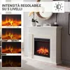 Camino elettrico BALDERIA Leandros - Camino su piedistallo Anteprima dell’immagine prodotto 3