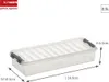 Sunware Aufbewahrungsbox - transparent - 2.5L - 38 x 14 x 6 Produktbild-Vorschau 4