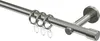 Interdeco Gardinenstange / Vorhangstange Edelstahl-Optik, Produktbild-Vorschau 1