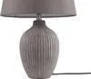 BELIANI Stolní lampa hnědá keramická 52 cm látkové stínidlo Náhled obrázku produktu 5