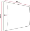 Čalúnený panel 60x60 PAG - ružový Náhľad obrázku produktu 5