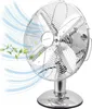 Syntrox Retro Chrome Ventilateur de table avec oscillation Voir les images du produit 7